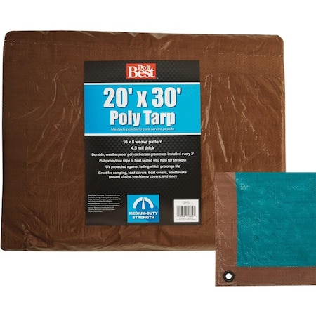 All-Source Medium Duty Tarp, Brown 700630